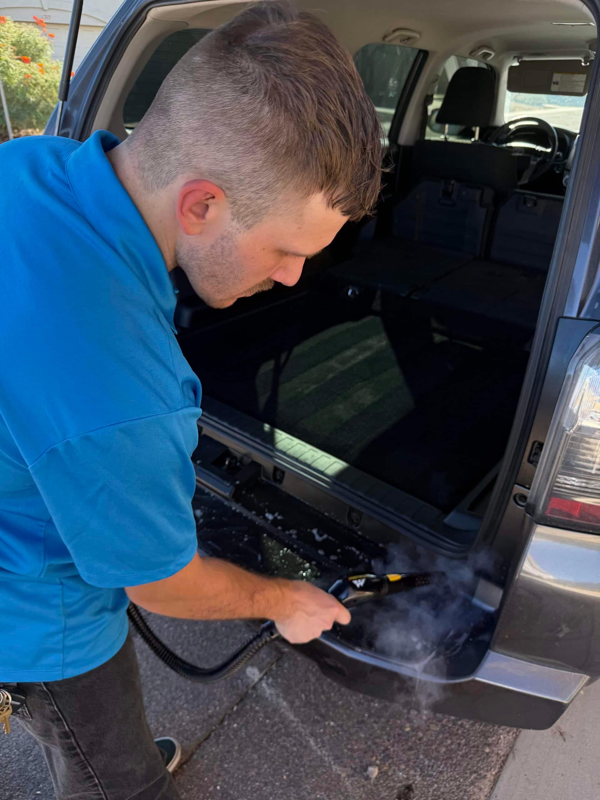 Mobile Auto Detailing Mesa AZ steam cleaning