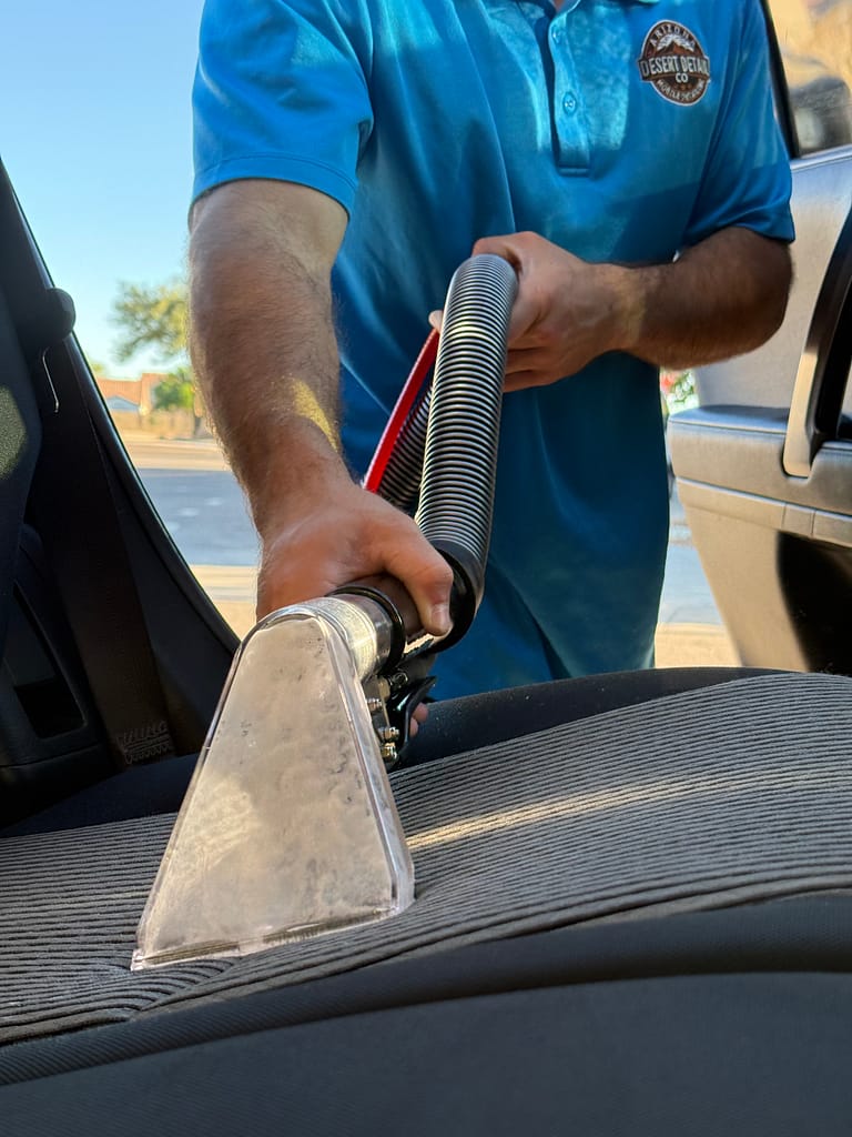 Mobile Auto Detailing Scottsdale AZ seat extraction